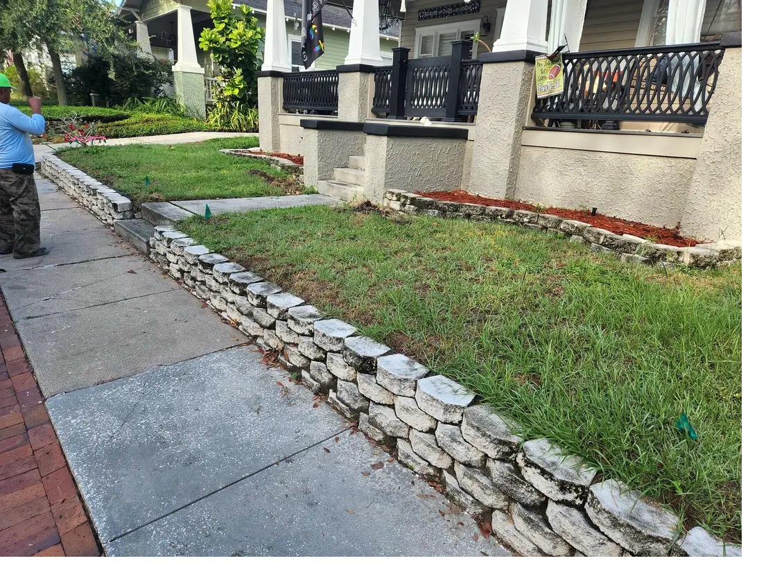 Before paver project 4