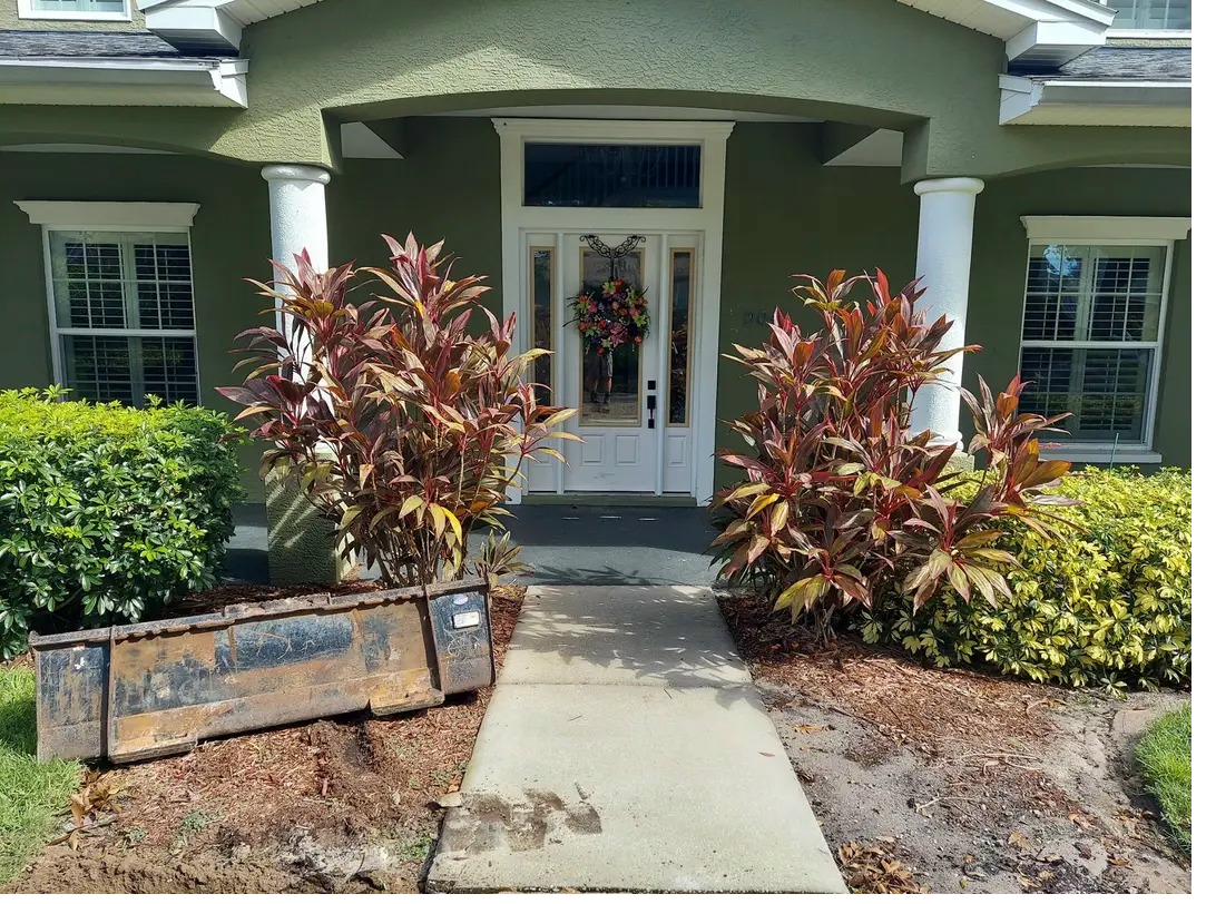 Before paver project 7